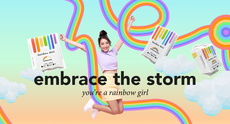 Rainbow Girl - embrace the storm