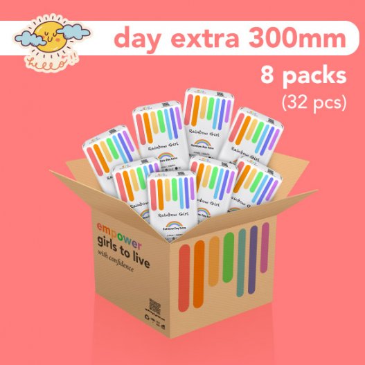 Rainbow Day Extra Box (300mm) x 8 Packs 