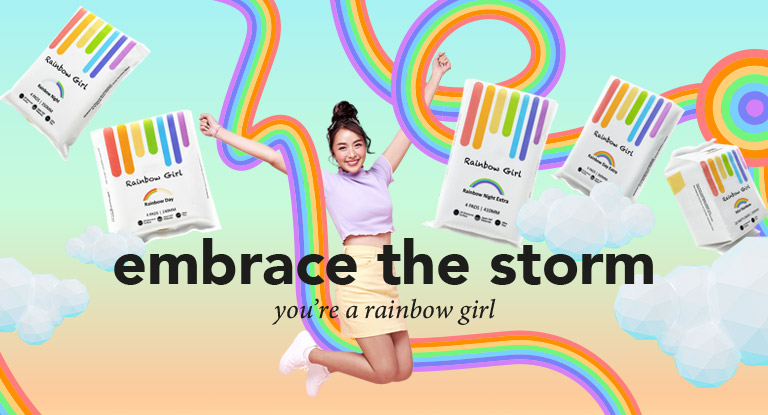 Rainbow Girl - embrace the storm