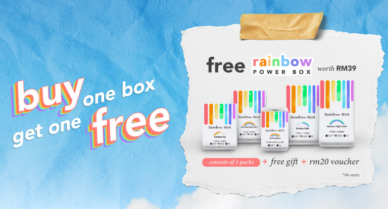 Buy 1 Get 1 Free Rainbow Power Box